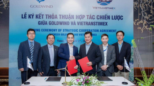 Vietranstimex và Goldwind hợp tác phát triển ngành năng lượng điện gió