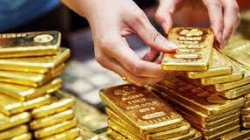 Giá vàng tăng vọt phiên cuối tuần, cao hơn vàng thế giới 12 triệu đồng/lượng