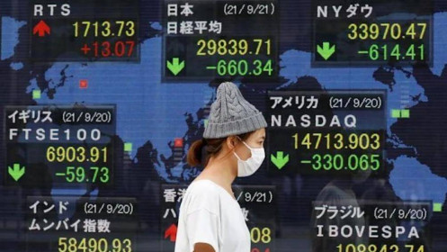 Chứng khoán Nhật Bản giảm hơn 2%, dầu Brent vượt 95 USD vì căng thẳng Nga-Ukraine
