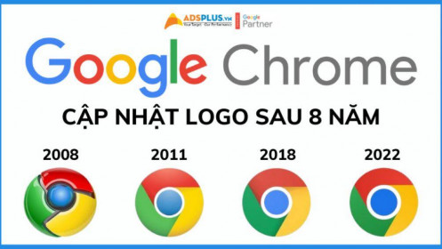 Google Chrome cập nhật Logo mới sau 8 năm