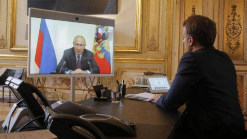 Tổng thống Pháp điện đàm Tổng thống Nga, yêu cầu chấm dứt cuộc chiến tại Ukraina