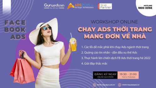 [Workshop] Chạy Ads thời trang – Mang đơn về nhà