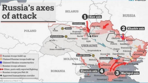 NÓNG: QĐ Nga chính thức làm chủ hoàn toàn vùng Kherson, bước ngoặt chiến sự Ukraine