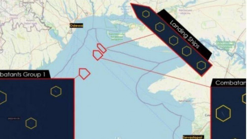 UNIAN: 14 tàu chiến Nga thẳng tiến tới Odessa, nã đạn xối xả ngay giữa đêm