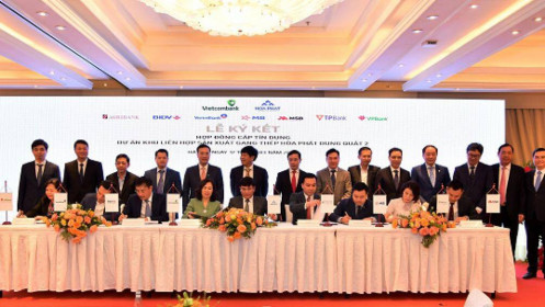Vietcombank thu xếp ký cấp tín dụng cho Dự án Sản xuất gang thép Hòa Phát Dung Quất 2