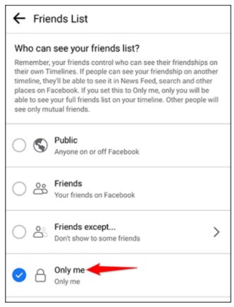Cách ẩn danh sách bạn bè trên Facebook trong 3 nốt nhạc