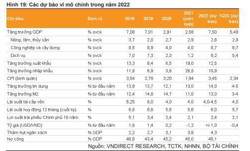 VnDirect: GDP Việt Nam sẽ tăng trưởng 5,5% trong Q1/2022