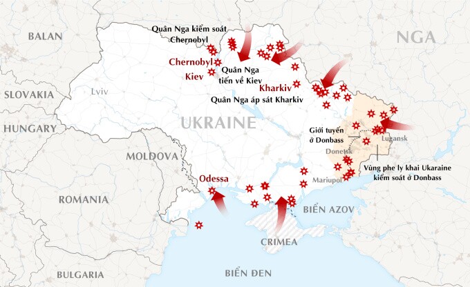 Ukraine cầu viện các nước Đông Âu
