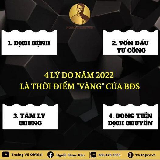 Tại sao năm 2022 lại là thời điểm vàng của thị trường BĐS?