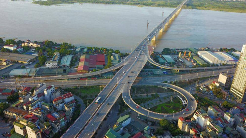 Hà Nội sẽ xây thêm 6 cây cầu qua sông Hồng