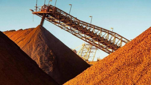 Giá quặng sắt giảm gần 3% trong một ngày