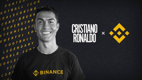 Ronaldo bán NFT trên sàn Binance