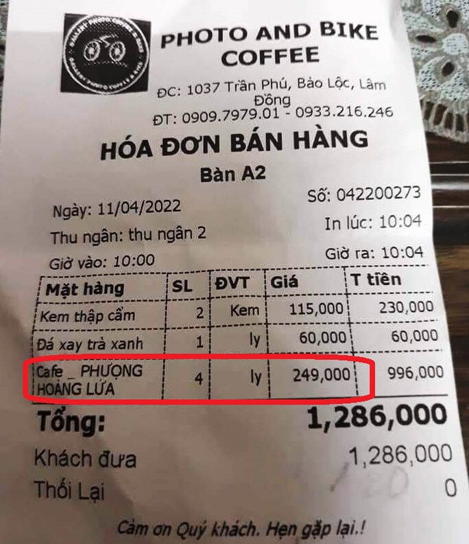 Chủ quán nói gì khi bị tố bán ly cà phê "đắt nhất Việt Nam"?