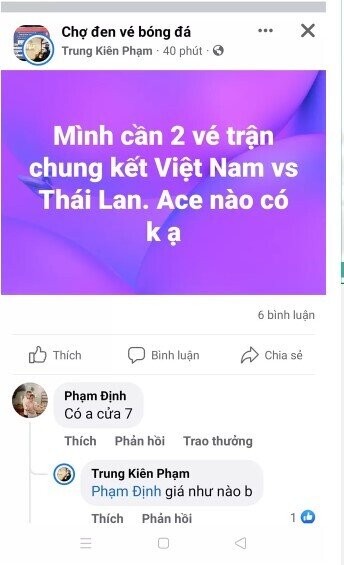 Vé bóng đá trận chung kết U23 Việt Nam – U23 Thái Lan, chợ đen "hét" 22 triệu/cặp