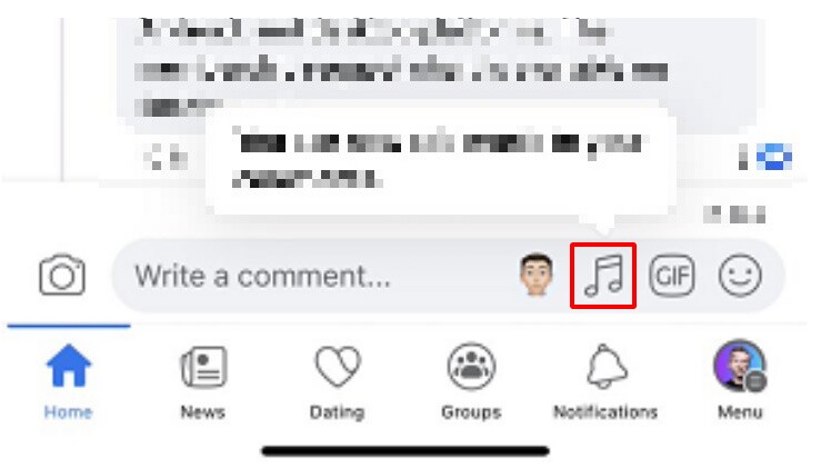 Facebook vừa ra mắt tính năng bình luận bằng bài hát