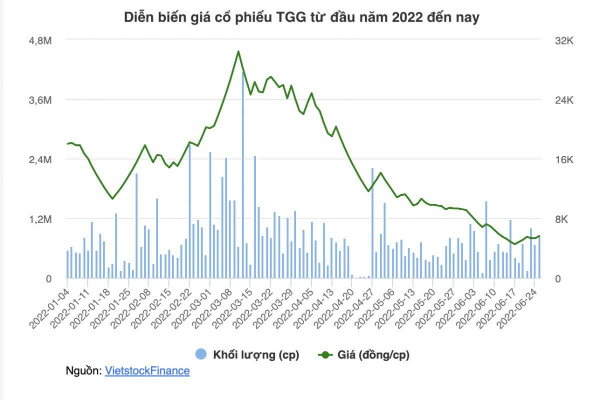 Thị giá quay đầu, Louis Holdings đăng ký bán 3 triệu cp TGG