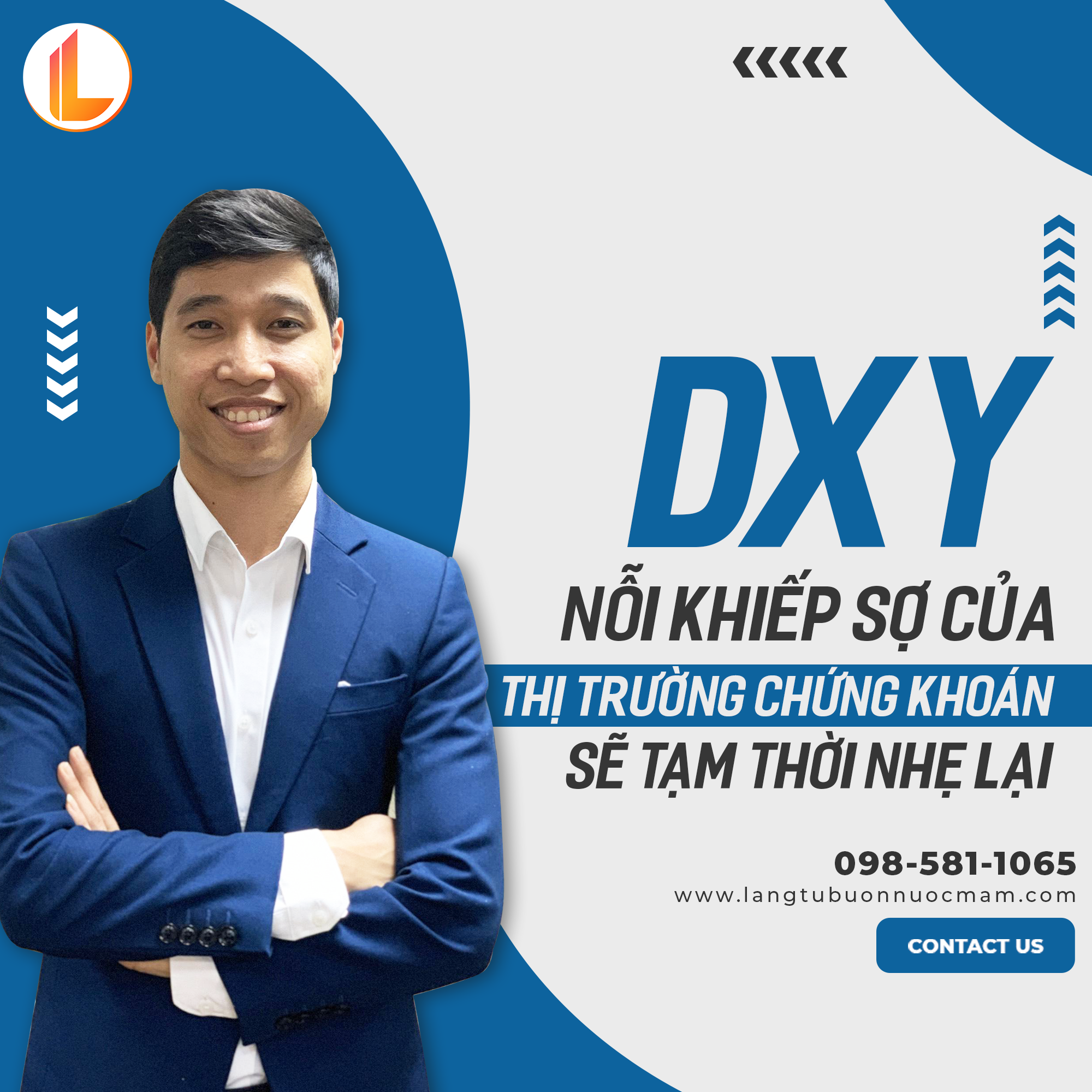 DXY- Nỗi khiếp sợ của thị trường chứng khoán sẽ tạm thời nhẹ lại