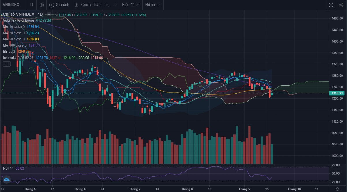 Ngoài trời đổ mưa- VNINDEX "nổi sóng" tại 1200