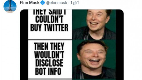 Musk đăng ảnh chế, mỉa mai lời dọa kiện của Twitter