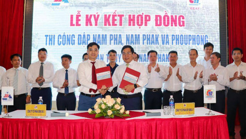 C47 ký hợp đồng thi công xây dựng và thí nghiệm dự án thủy điện tại Lào giá trị gần 800 tỷ đồng