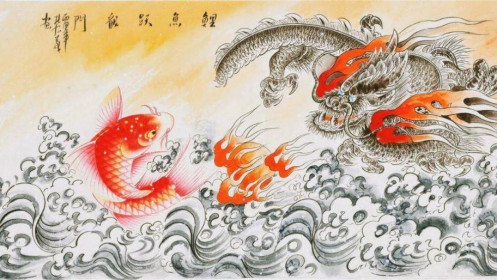 Cá Chép nhỏ bé trước Vũ Môn Quan