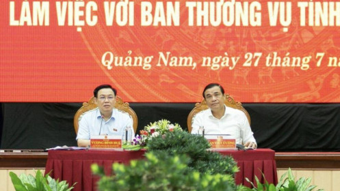 Chủ tịch Quốc hội: Quảng Nam phải kiên quyết xử lý dự án treo, chậm tiến độ