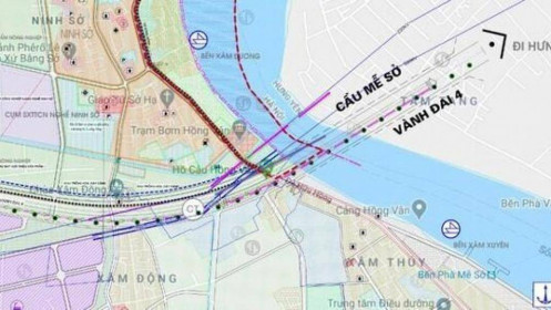 Hà Nội xác định vị trí xây dựng cầu Mễ Sở vượt sông Hồng