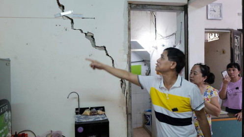 Chủ đầu tư metro Nhổn - ga Hà Nội phản hồi về nhà dân bị lún nứt