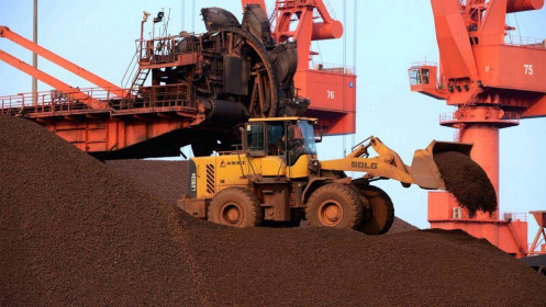 Giá quặng sắt giảm mạnh, ở mức thấp nhất kể từ cuối tháng 7