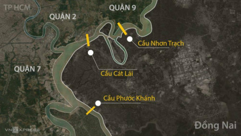 Đề xuất quy hoạch thêm cầu nối TP HCM - Đồng Nai