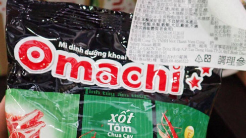 Mì Omachi Việt Nam bị thu hồi ở Đài Loan (Trung Quốc)