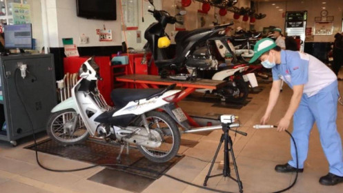 Đề xuất kiểm định khí thải đối với xe máy tại Hà Nội