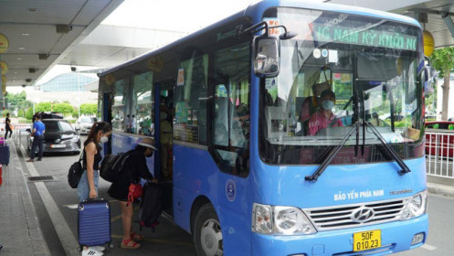 Buýt kết nối sân bay Tân Sơn Nhất ế khách
