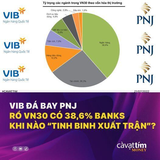 Thêm VIB rổ VN30 có 38,6% Banks - Khi nào "tinh binh" xuất trận?