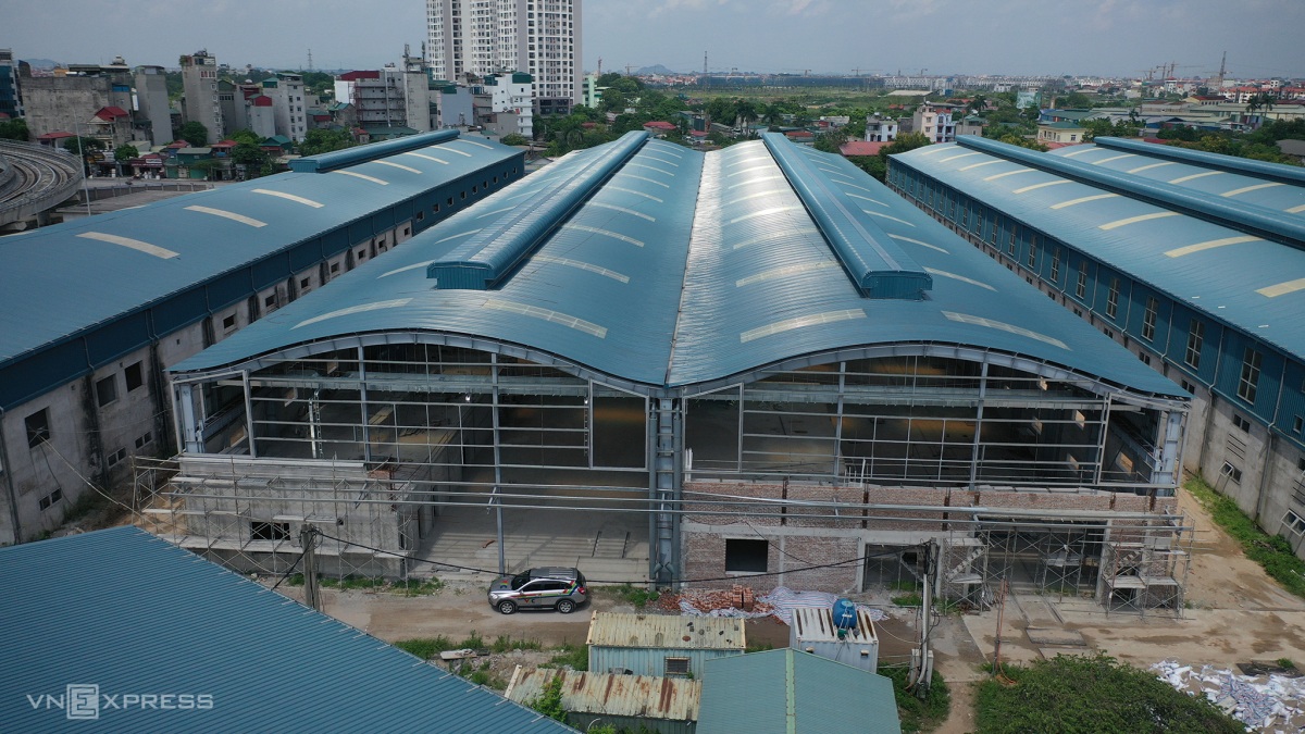 Khu depot Nhổn - ga Hà Nội sau gần 10 năm thi công