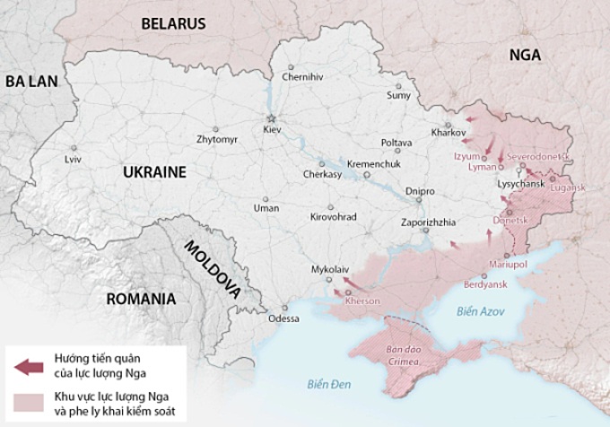 Ukraine tuyên bố phản công toàn chiến tuyến