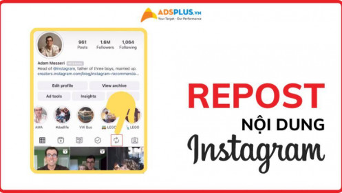 Instagram thử nghiệm tính năng repost nội dung của người dùng