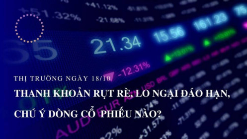 Thị trường ngày 18/10: Thanh khoản rụt rè, lo ngại đáo hạn, chú ý dòng cổ phiếu nào?