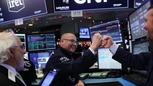 Phố Wall trái chiều, Dow Jones tăng gần 200 điểm