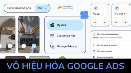 Google cho phép người dùng vô hiệu hóa quảng cáo Google