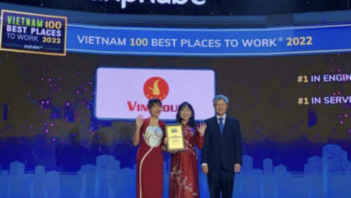 Vingroup thuộc top 10 nơi làm việc tốt nhất Việt Nam