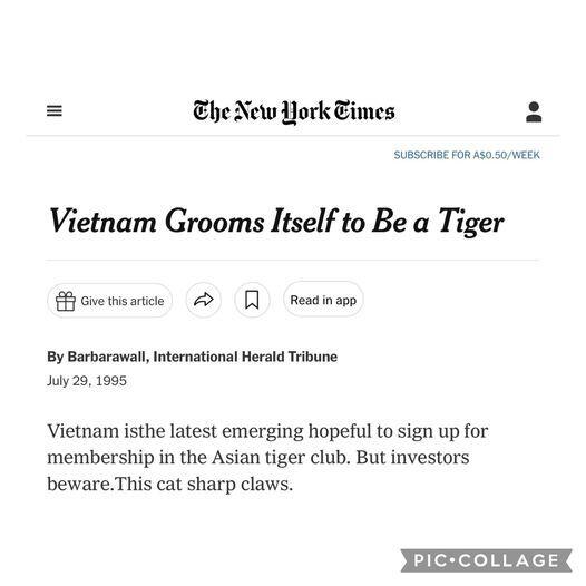 Việt Nam sắp trở thành "Con Hổ"