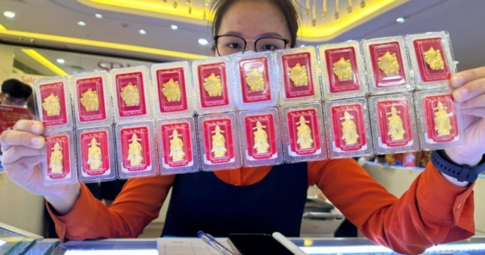 Giá bán vàng tăng mạnh
