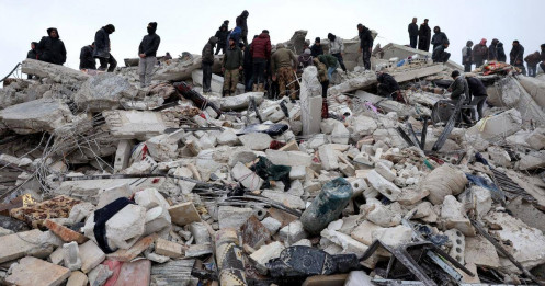 Số người chết do động đất ở Thổ Nhĩ Kỳ và Syria lên tới gần 8.000