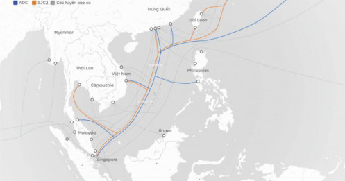 Sẽ có 10 tuyến cáp quang biển kết nối vào Việt Nam