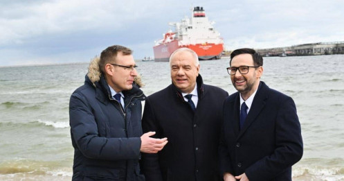 Ba Lan nhận chuyến hàng khí LNG đầu tiên từ Mỹ