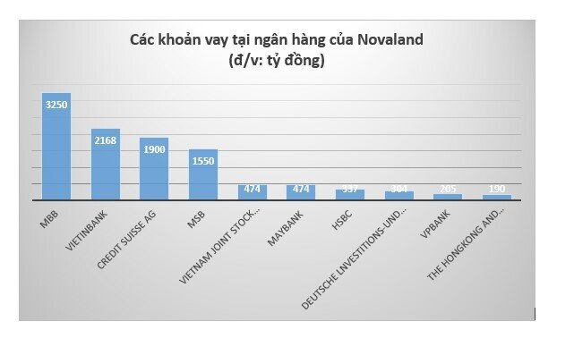 Ai là chủ nợ lớn nhất của Novaland?
