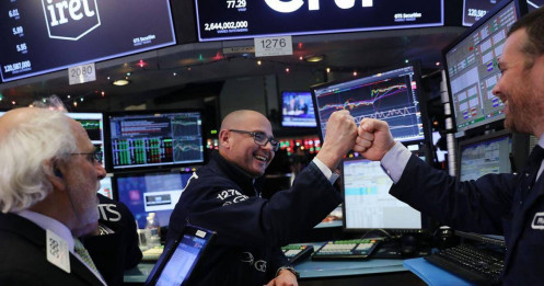 Dow Jones tăng 400 điểm