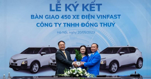 Lado Taxi mua thêm 300 xe Vinfast VF 5 Plus để mở rộng dịch vụ Taxi Điện