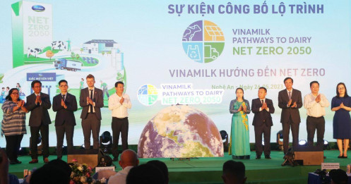 Trang trại và nhà máy sữa Vinamilk ở Nghệ An đạt trung hoà Carbon theo tiêu chuẩn PAS 2060